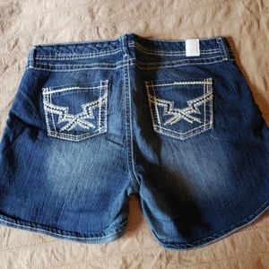 Denim shorts